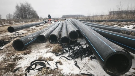 В Вязниках начали сварку водопровода «Толмачево»
