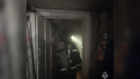 В Гусь-Хрустальном районе люди едва не пострадали при пожаре из-за неисправной печки