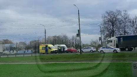 Во Владимире машина скорой разбила новую Audi за 4,5 млн рублей