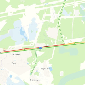 Во Владимирской области на М-7 Волга в Покрове снова растянулась огромная пробка
