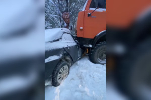 В Ковровском районе легковушка залетела под КамАЗ