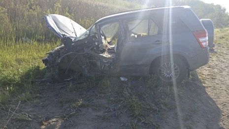 На трассе М-7 под Владимиром Suzuki влетела в фуру