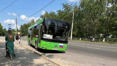 Во Владимире автобус 28 «сел» на одну сторону