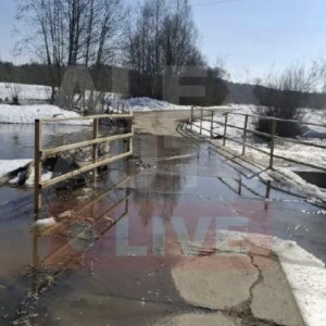 Паводок отрезал деревню Рождествено в Александровском районе от цивилизации