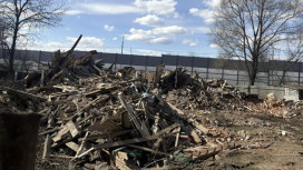 Во Владимире снесли рухнувший дом на улице Лакина