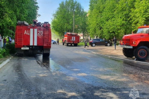 В Кольчугино из горящего «Дикси» эвакуировали 6 человек