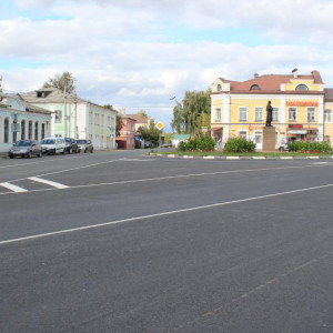 В Юрьев-Польском отремонтировали дороги в центре города