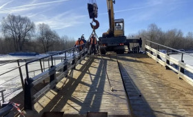 В Вязниковском районе мост через Клязьму перевели в пешеходный режим