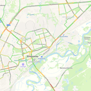 Вечерние пробки парализовали дороги Владимира