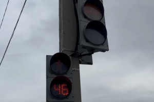 Во Владимире установили светофор на Рокадной дороге