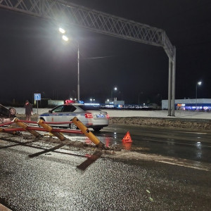 Во Владимире автомобиль перевернулся на крышу после ДТП