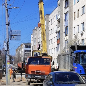 Во Владимире продлили перекрытие дороги на улице Разина 