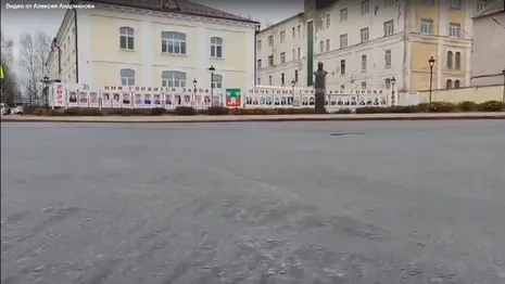 В райцентре Владимирской области на городской площади появился новый асфальт