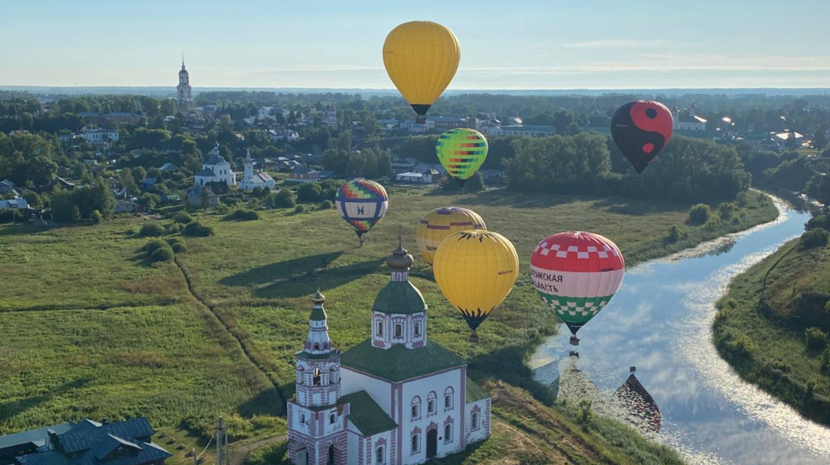 Фестиваль воздухоплавания в Нерехте