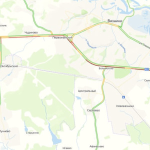 На трассе М-7 в Вязниках растянулась пробка почти в 20 км