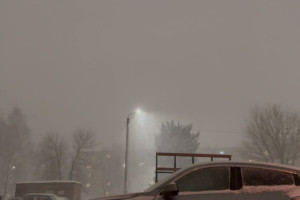 Во Владимире началась метель 17 декабря