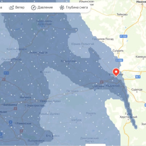 Московская метель добралась до Владимирской области