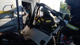 Во Владимирской области спасатели деблокировали пострадавшего в ДТП на трассе М-7