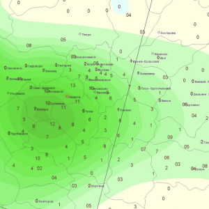 Во Владимирской области циклон «Зион» принес 43% от месячной нормы осадков