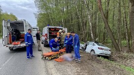 На М-7 во Владимирской области водитель «Лады Весты» погиб в ДТП с фурой