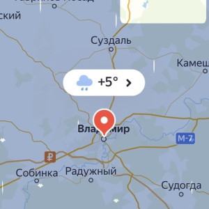 Во Владимирской области спрогнозировали ливень 25 марта