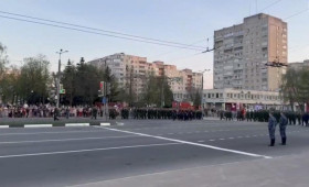 Во Владимире показали на видео репетицию парада Победы