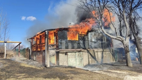 В Суздальском районе из-за короткого замыкания сгорел дом