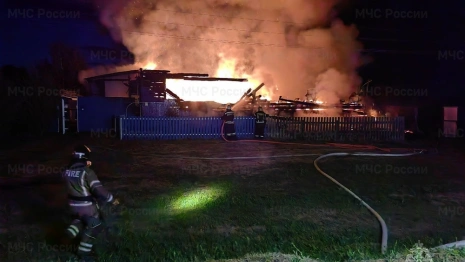 В Камешковском районе при пожаре в частном доме пострадали 2 человека