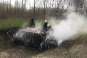 Во Владимире у «Тандема» сгорела машина 