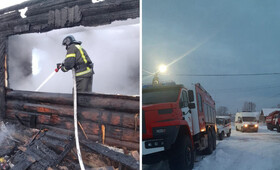 Во Владимирской области при пожаре погиб человек