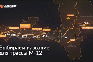 «Автодор» назвал топ-3 имен для проходящего через Владимирскую область платника М-12
