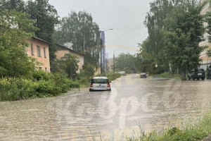 Крупный город во Владимирской области затопило после обильных ливней