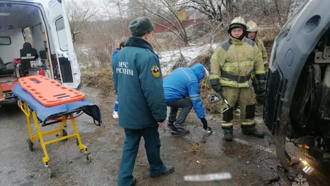 В Александровском районе спасатели деблокировали пострадавшего в ДТП с ГАЗелью