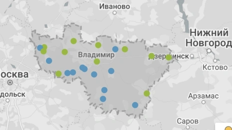 Во Владимирской области назвали город с самой комфортной средой