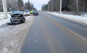 В Кольчугино двое детей попали в больницу после ДТП с двумя легковушками