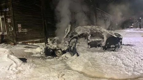 Во Владимирской области заживо сгорел автомобилист