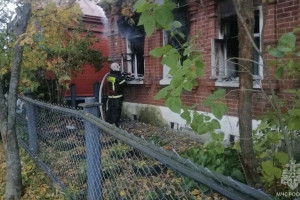 На пожаре в Собинском районе пострадал 58-летний мужчина