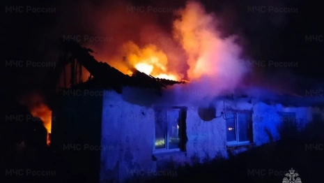 Во Владимирской области вспыхнул частный дом