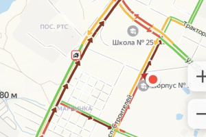 Во Владимире водители встали в пробке на «Пекинке»