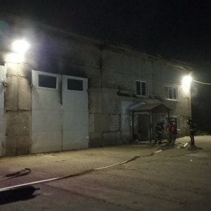 Во Владимирской области вспыхнул грузовик на пилораме