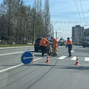 Во Владимире на пяти улицах обновили разметку 
