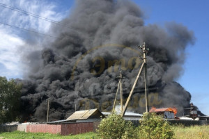 В Коврове локализовали пожар на заводе акриловых ванн