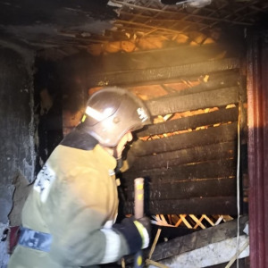 На пожаре в Гусь-Хрустальном спасли ребенка