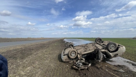 Водитель пострадал в ДТП с перевернутой машиной на Северном обходе Камешково