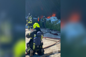 Последствия пожара на заводе под Ковровом ликвидировали почти сутки