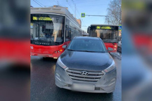 Во Владимире столкнулись легковушка и автобус №24с