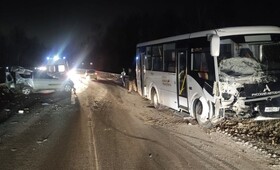 Водитель «Лады» погиб в ДТП с пассажирским автобусом в Собинском районе