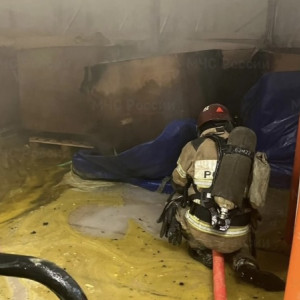 В селе под Собинкой эвакуировали 250 человек с горящего завода