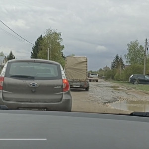 Объезд пробки в Покрове показали на видео