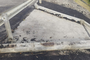 На Р-132 у НИКТИДа во Владимире размыло откосы